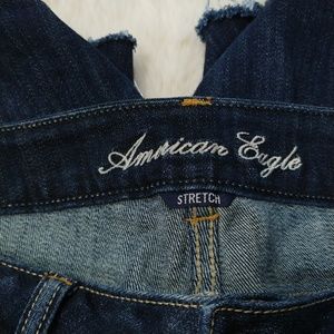 American Eagle Outfitters Shorts - American Eagle stretch shorts dark raw hem size 12 American Eagle Outfitters Shorts - American Eagle stretch shorts dark raw hem size 12